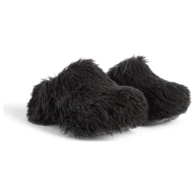 Crocs Pantoletten „Black Fake Fur on Rubber“ 720762W0FOU1000