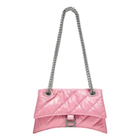 Crush Kleine Kettenhandtasche, gesteppt „Pink“ 716351210J05812