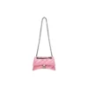 Crush Kleine Kettenhandtasche, gesteppt „Pink“ 716351210J05812
