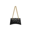 Crush Kleine Kettenhandtasche, gesteppt „Schwarz“ 716351210J11000