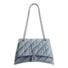 Crush Medium Chain Tasche Quilted „Blue“ 7163932AAGX4661