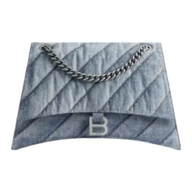 Crush Medium Chain Tasche Quilted „Blue“ 7163932AAGX4661
