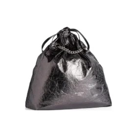 Crush Medium Tragetasche metallisiert „Grau“ 7429412AATG1314