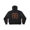 Crypto-Hoodie, Medium-Fit „Black Faded“ 742603TOVN71055
