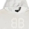 Crypto Hoodie Medium Fit „Off White“ 742603TOVU7