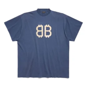 Crypto Oversize-T-Shirt „Blue“ 739028TOVU64108