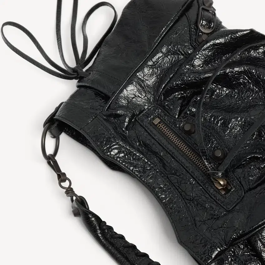 Damen-Beuteltasche „Le City“ klein in Schwarz Damen-Beuteltasche „Le City“ klein in Schwarz