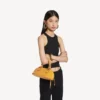 Damen-Bolero-Bowlingtasche Mini in Curry