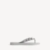 Damen-Cagole-Sandale mit Zehen und Balenciaga-Grau/Kristall
