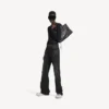 Damen-City-Hose mit geradem Bein in Schwarz Damen-City-Hose mit geradem Bein in Schwarz