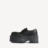 Damen-Derby-Schuhe „Strike“ mit Plateau in Schwarz Damen-Derby-Schuhe „Strike“ mit Plateau in Schwarz