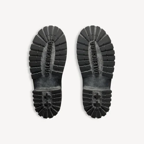 Damen-Derby-Schuhe „Strike“ mit Plateau in Schwarz Damen-Derby-Schuhe „Strike“ mit Plateau in Schwarz