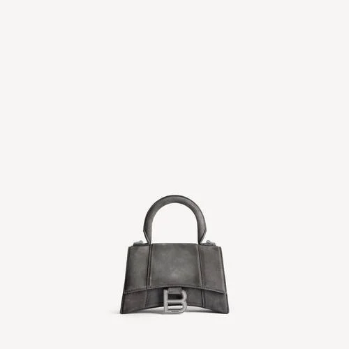 Damen-Handtasche „Hourglass“ XS in Storm Grey Damen-Handtasche „Hourglass“ XS in Storm Grey