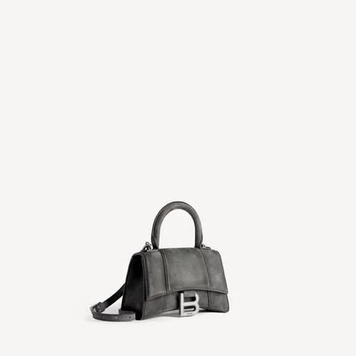 Damen-Handtasche „Hourglass“ XS in Storm Grey Damen-Handtasche „Hourglass“ XS in Storm Grey