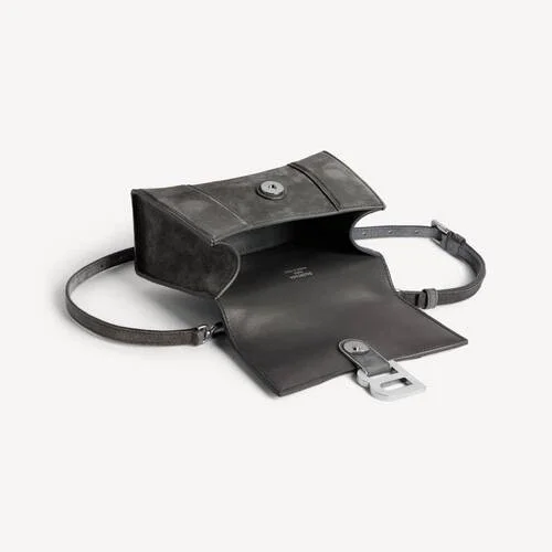 Damen-Handtasche „Hourglass“ XS in Storm Grey Damen-Handtasche „Hourglass“ XS in Storm Grey