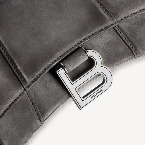 Damen-Handtasche „Hourglass“ XS in Storm Grey Damen-Handtasche „Hourglass“ XS in Storm Grey