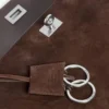Damen-Handtasche „Rodeo“ in mittelgroßer Ausführung in Hell-Espresso Damen-Handtasche „Rodeo“ in mittelgroßer Ausführung in Hell-Espresso