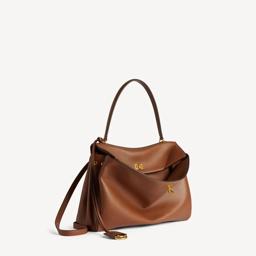 Damen-Handtasche „Rodeo“ in mittlerer Größe in der Farbe „New Tan“ Damen-Handtasche „Rodeo“ in mittlerer Größe in der Farbe „New Tan“