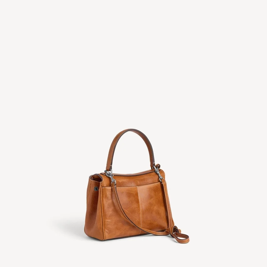 Damen-Handtasche „Rodeo“ Mini in hellbraunem Cowboy-Look Damen-Handtasche „Rodeo“ Mini in hellbraunem Cowboy-Look