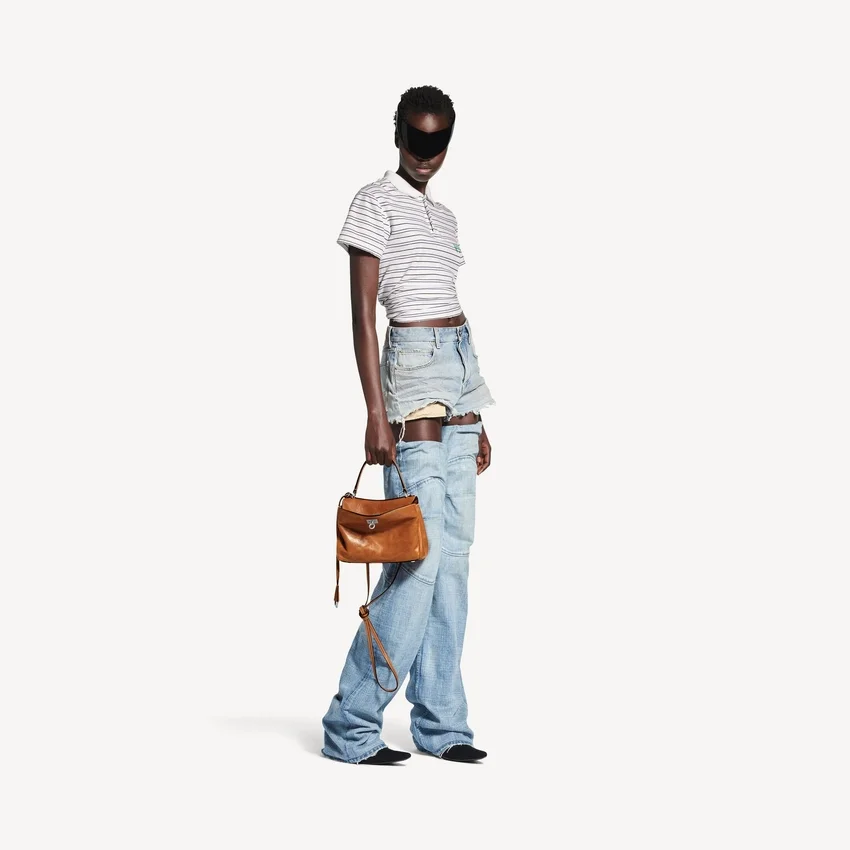 Damen-Handtasche „Rodeo“ Mini in hellbraunem Cowboy-Look Damen-Handtasche „Rodeo“ Mini in hellbraunem Cowboy-Look