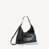 Damen-Hobo-Tasche „Le City“ in Schwarz, mittelgroß