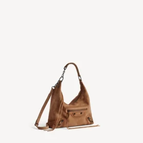 Damen-Hobo-Tasche „Le City“ klein in Camel Damen-Hobo-Tasche „Le City“ klein in Camel