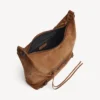 Damen-Hobo-Tasche „Le City“ klein in Camel Damen-Hobo-Tasche „Le City“ klein in Camel
