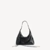 Damen-Hobo-Tasche „Le City“ klein in Schwarz Damen-Hobo-Tasche „Le City“ klein in Schwarz