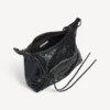 Damen-Hobo-Tasche „Le City“ klein in Schwarz Damen-Hobo-Tasche „Le City“ klein in Schwarz