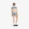 Damen-Minishorts in Bleach Light Blue Damen-Minishorts in Bleach Light Blue