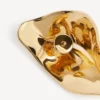 Damen-Ohrringe „Bloom XS“ in glänzendem Gold Damen-Ohrringe „Bloom XS“ in glänzendem Gold