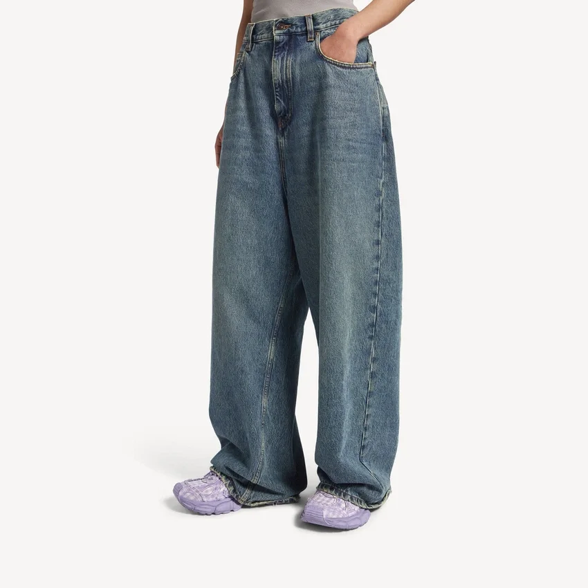 Damen-Pantolette „Check“ in 3XL, lila Damen-Pantolette „Check“ in 3XL, lila