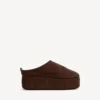 Damen-Pantoletten „Alaska Soft“ mit Plateau in Hell-Espresso Damen-Pantoletten „Alaska Soft“ mit Plateau in Hell-Espresso