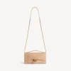 Damen-Pochette in Hourglass-Form mit Kette in Nude Damen-Pochette in Hourglass-Form mit Kette in Nude
