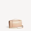 Damen-Pochette in Hourglass-Form mit Kette in Nude Damen-Pochette in Hourglass-Form mit Kette in Nude