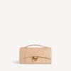 Damen-Pochette in Hourglass-Form mit Kette in Nude Damen-Pochette in Hourglass-Form mit Kette in Nude