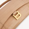 Damen-Pochette in Hourglass-Form mit Kette in Nude Damen-Pochette in Hourglass-Form mit Kette in Nude