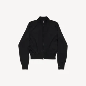 Damen-Pullover mit Reißverschluss in Schwarz