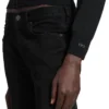 Damen-Pullover mit Reißverschluss in Schwarz