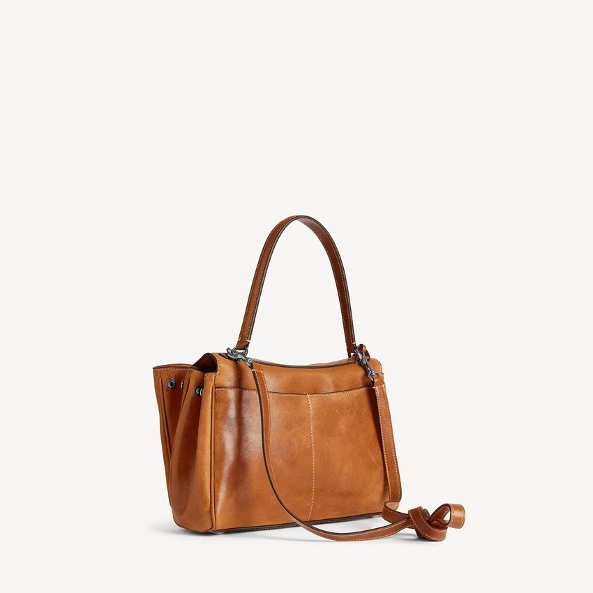 Damen-Rodeo-Handtasche, klein, in hellbraunem Cowboy-Look Damen-Rodeo-Handtasche, klein, in hellbraunem Cowboy-Look