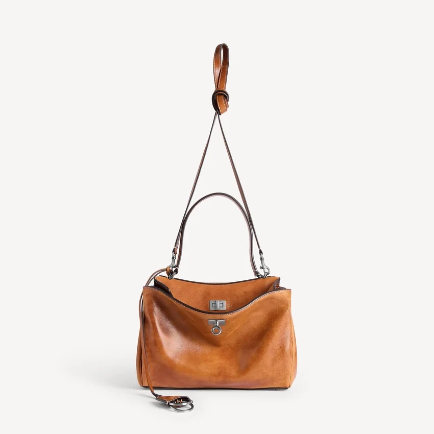 Damen-Rodeo-Handtasche, klein, in hellbraunem Cowboy-Look Damen-Rodeo-Handtasche, klein, in hellbraunem Cowboy-Look