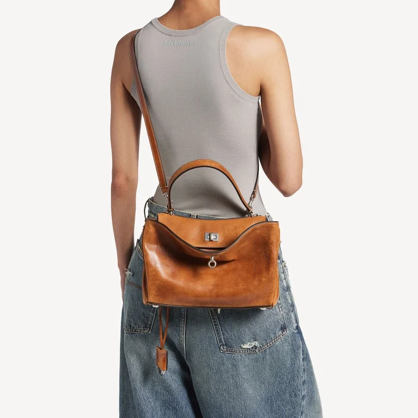 Damen-Rodeo-Handtasche, klein, in hellbraunem Cowboy-Look Damen-Rodeo-Handtasche, klein, in hellbraunem Cowboy-Look