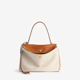 Damen-Rodeo-Handtasche, mittelgroß, in Beige/Hellbraun im Cowboy-Stil