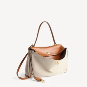 Damen-Rodeo-Handtasche, mittelgroß, in Beige/Hellbraun im Cowboy-Stil