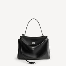 Damen-Rodeo-Handtasche, mittelgroß, in Schwarz