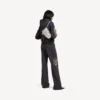 Damen-Rodeo-Sling-Pochette mit Strasssteinen in Rauchgrau Damen-Rodeo-Sling-Pochette mit Strasssteinen in Rauchgrau