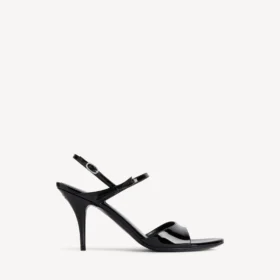 Damen-Sandale „Avenue Bow“ in Schwarz/Silber Damen-Sandale „Avenue Bow“ in Schwarz/Silber