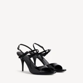 Damen-Sandale „Avenue Bow“ in Schwarz/Silber Damen-Sandale „Avenue Bow“ in Schwarz/Silber