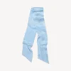 Damen-Schal in Babyblau, gewaschen und im Crayon-Look Damen-Schal in Babyblau, gewaschen und im Crayon-Look