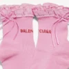 Damen-Schleifensocken in Rosa/Rot Damen-Schleifensocken in Rosa/Rot